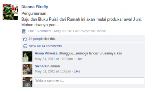 pengumuman mulai produksi.. tapi.. nyatanya? hehe..