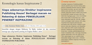 tulisan Supriadi Ady Azzumar komplain dan menelisik rekening penerbit