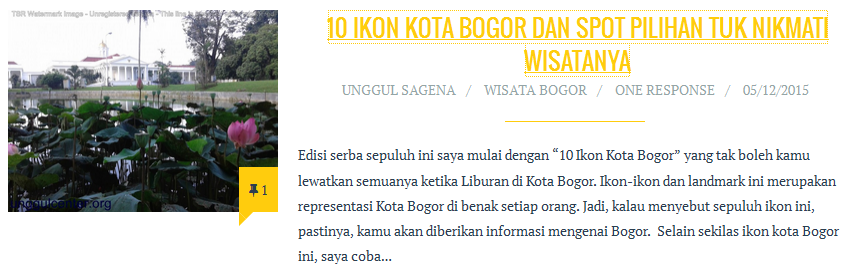 Ikon Khas Kota Bogor