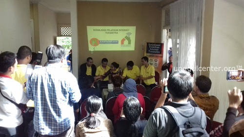 Launching dan Sosialisasi Pelatihan Internet untuk Tuna Netra di RIAT, Rumah Internet Atmanto