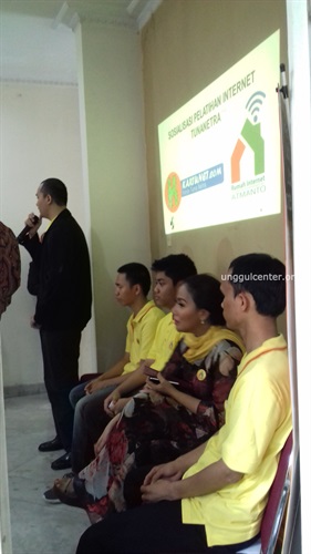 Dimas Memaparkan Perihal Kartunet dan tentang Internet untuk tunanetra