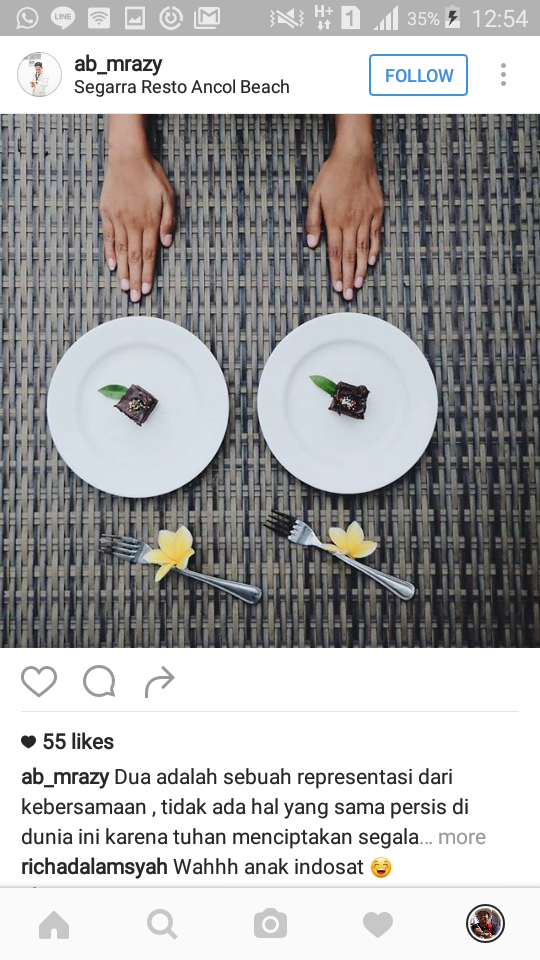 foto instagram simetris