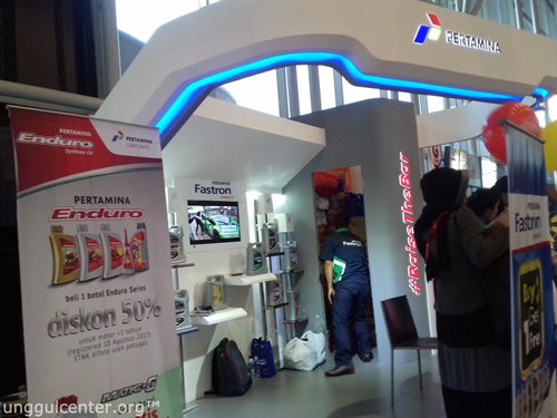 booth pertamina di luar