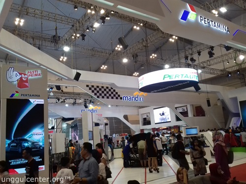 main stage pertamina yang megah di dalam