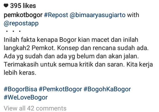 Infografis ini repost dari akun @bimaaryasugiarto 