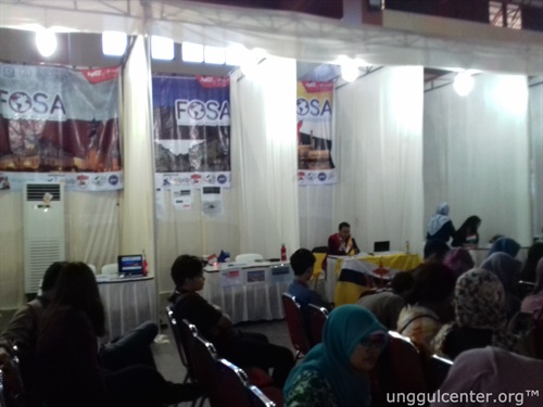 booth delegasi PPI Dunia di FOSA 2016