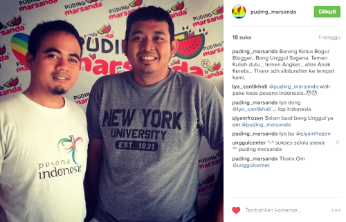 ngobrol bareng UMKM, kali ini dengan owner puding marsanda bogor