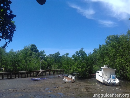 Langsung disuguhkan pemandangan pesisir yang indah