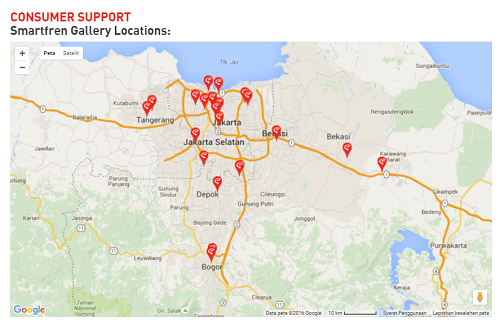 galeri smartfren jabodetabek