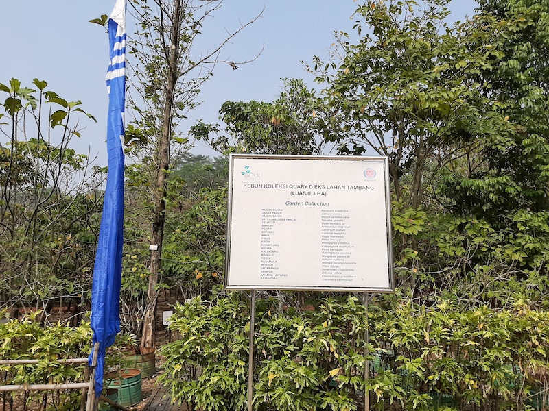 lahan bekas tambang indocement