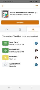 dashboard intellifluence